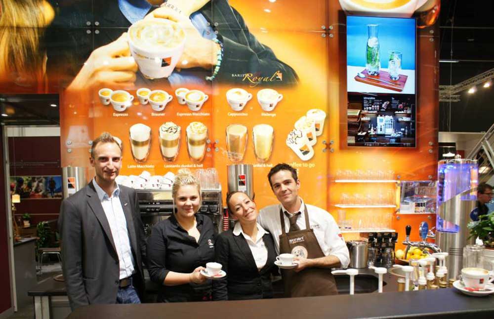 Schärf Gast Messe Facettenreiche Kaffee-Kultur bei Schärf auf der „Alles für den Gast“-Messe