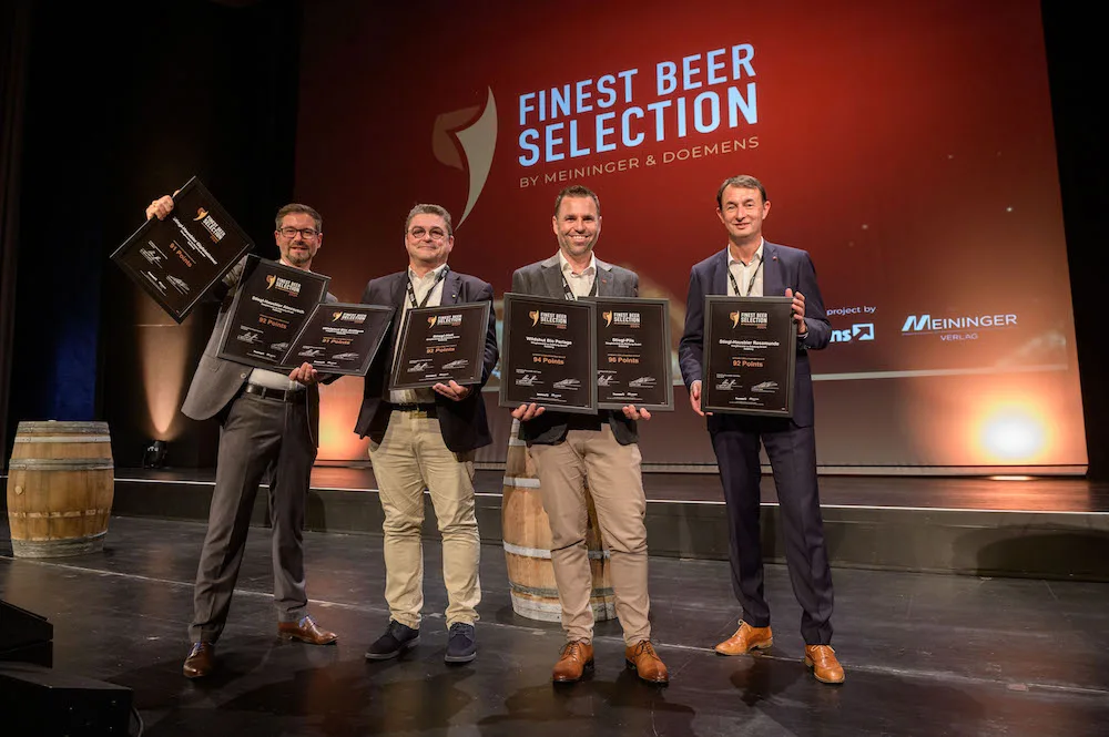 Finest Beer Selection 2024 Stiegl Bier Markus Trinker Christian Wolf Dr. Werner Gloßner