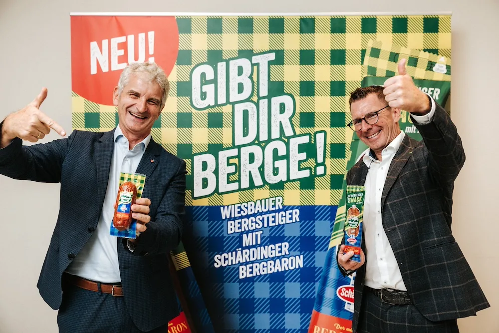 Wiesbauer Schärdinger Thomas Schmiedbauer, Josef Braunshofer Bergsteiger mit Bergbaron