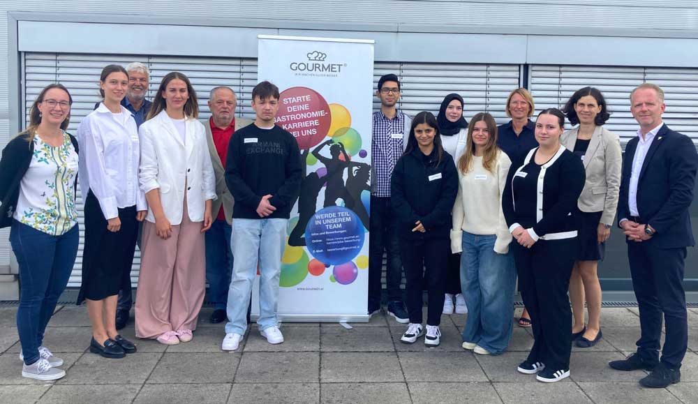 GOURMET fördert junge Talente Der Welcome Day hilft Lehrlingen bei der Orientierung im Unternehmen.