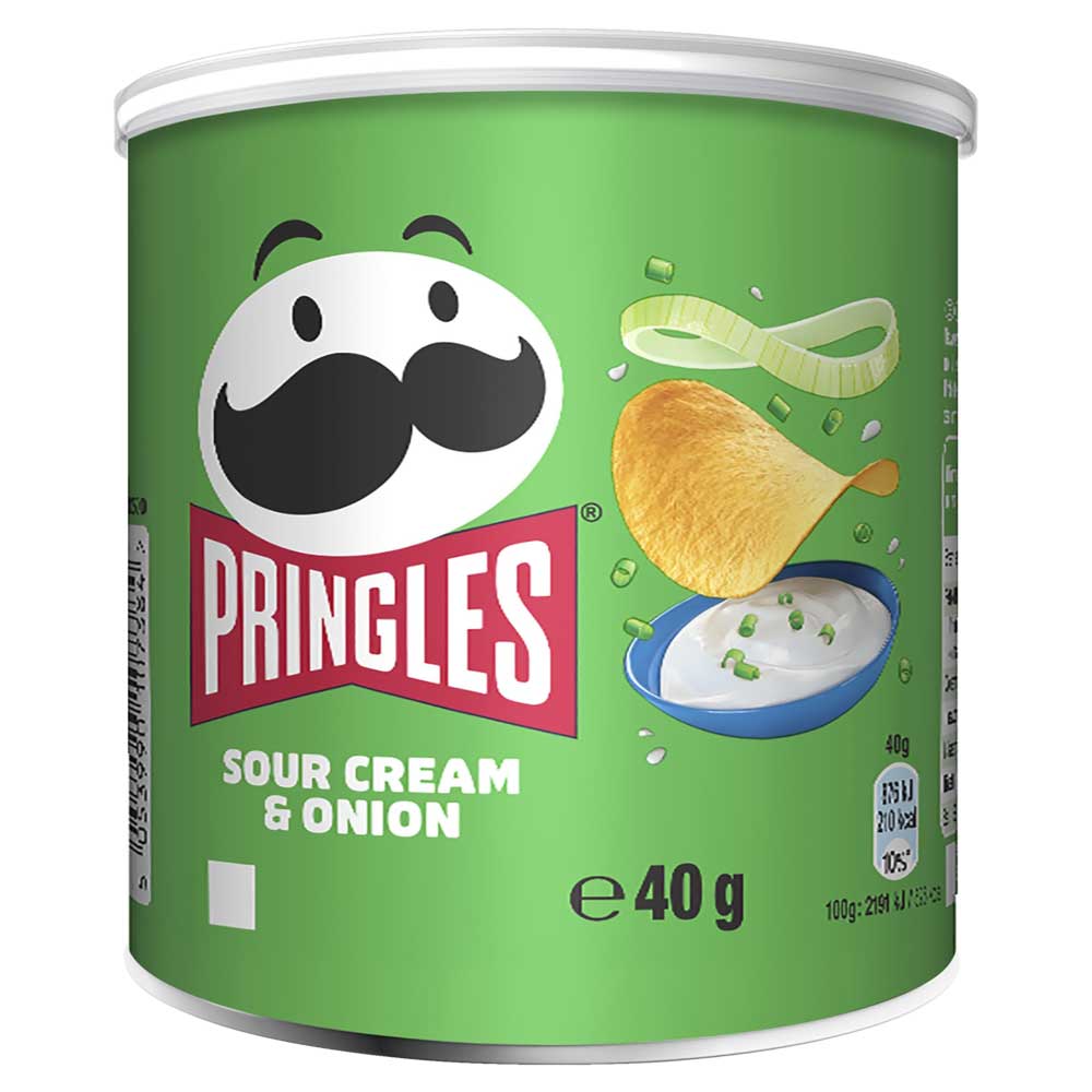 Pringles – Knuspriger Genuss jederzeit & überall! - Promotion - Sour CreamOnion 40g