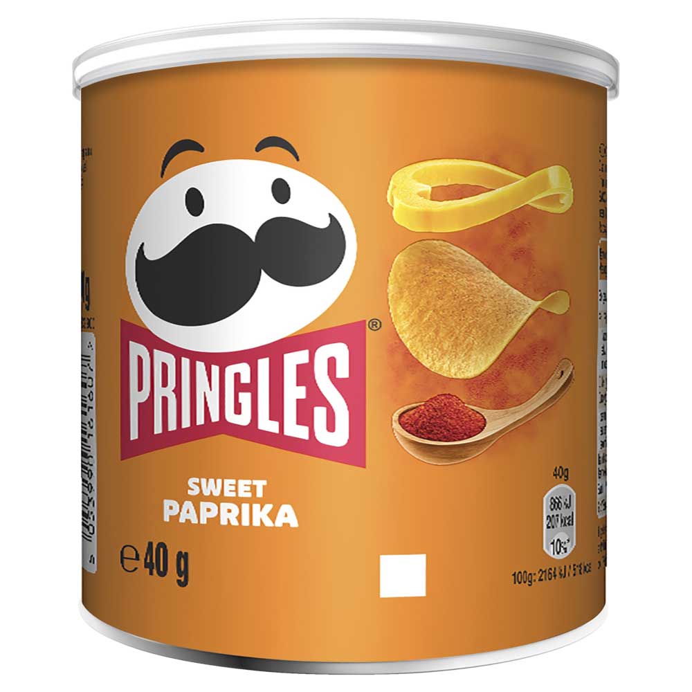 Pringles – Knuspriger Genuss jederzeit & überall! - Promotion - Sweet Paprika 40g