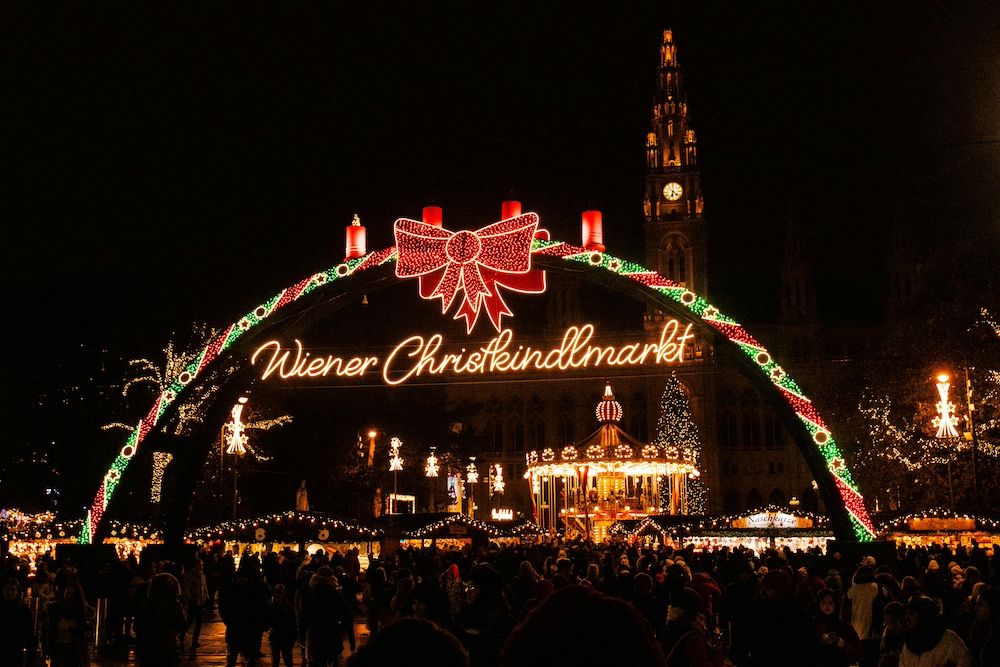 Weihnachtsdörfer Wien Christkindlkmarkt Weihnachtsmarkt Andreas Kutheil