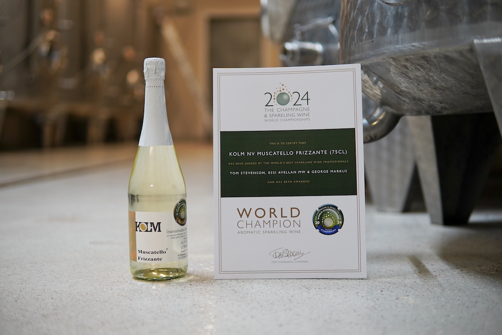 Weingut Kolm Muscatello Frizzante Champagne & Sparkling Wine World Championships Josef Kolm