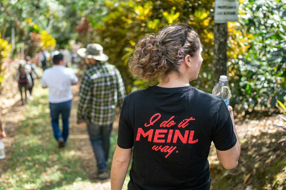 Barista Cup: Gewinner entdecken Kaffee in Hondurasn Christina Meinl, Inhaberin der Julius Meinl Kaffeefirma, besucht eine der Kaffeefarmen der COPRACNIL-Kooperative in Corquin, Copán, Honduras.